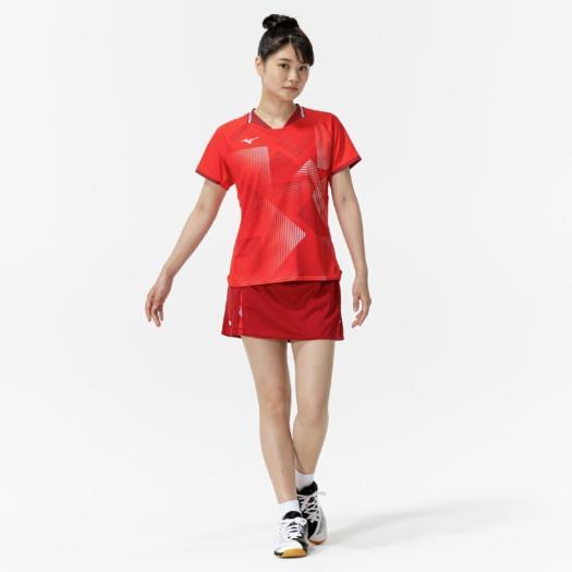 MIZUNO（ミズノ） 卓球 ゲームシャツ 公式 レディース シャツ 日本卓球