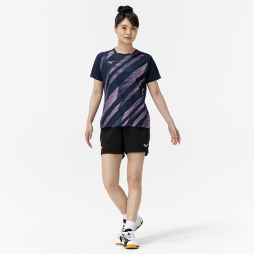 MIZUNO（ミズノ） 卓球 ゲームシャツ 公式 レディース シャツ 日本卓球