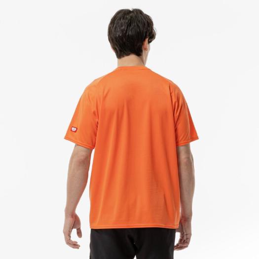 Mizuno ゲームシャツ Lサイズ ネイビー/オレンジ MIZUNO（ミズノ） 卓球 ゲームシャツ 公式 メンズ レディース シャツ