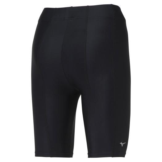 MIZUNO（ミズノ） 卓球 タイツ 公式 ハーフタイツ レディース ブラック
