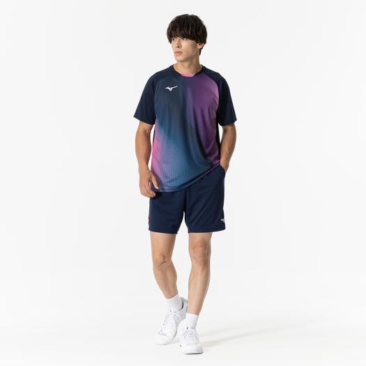MIZUNO ミズノ公式 ゲームパンツ 卓球 ユニセックス ネイビー MIZUNO ミズノ公式 ゲームパンツ 卓球 ユニセックス ネイビー