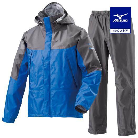 [Mizuno] レインウェア ベルグテックEX ストームセイバーVI 上下 レインスーツ アウトドア 釣り 100洗耐久撥水 耐水圧約30,000mm以上 透湿 A2MG8A01 メンズ ドレスネイビー L ベルグテックEXストームセイバーVI レインスーツ ウエア 防水 雨対策
