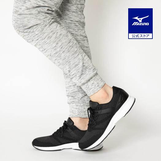 ミズノ公式 ME-01 ウォーキング メンズ ブラック ウォーキングシューズ クリアランス LYP の商品画像