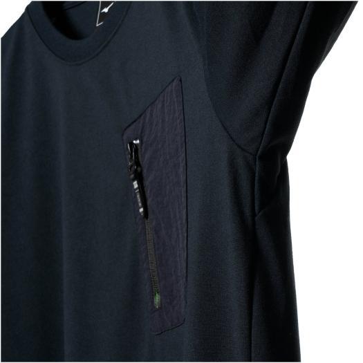 ミズノ公式 ミズノ エヴァンゲリオン ポケット付きグラフィックTシャツ 長袖 ユニセックス ブラック｜mizuno-shop｜06