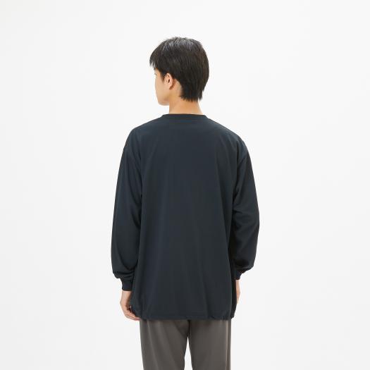 ミズノ公式 ミズノ直営店限定 モノグラムM ドロストシャツ ユニセックス ブラックの画像