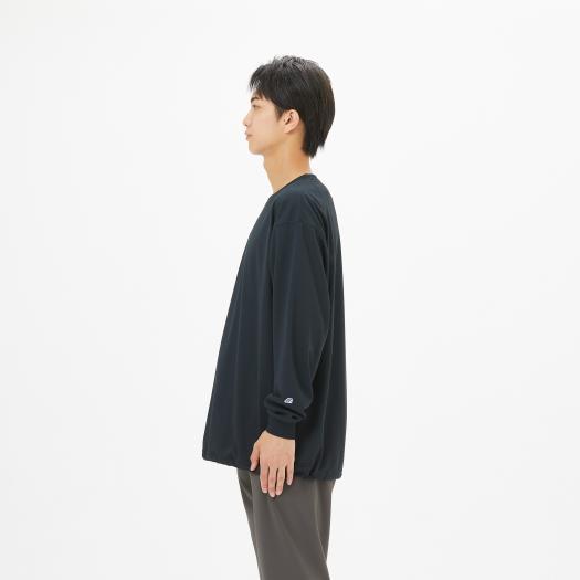ミズノ公式 ミズノ直営店限定 モノグラムM ドロストシャツ ユニセックス ブラックの画像