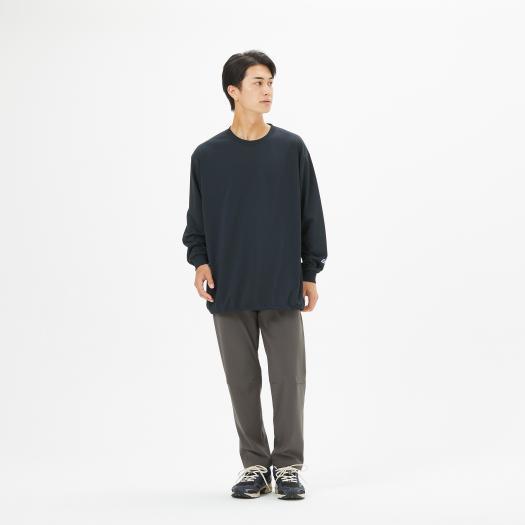 ミズノ公式 ミズノ直営店限定 モノグラムM ドロストシャツ ユニセックス ブラックの画像