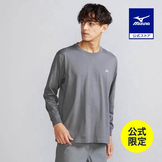 ミズノ公式 ミズノ直営店限定 モノグラムM Tシャツ長袖 ユニセックス