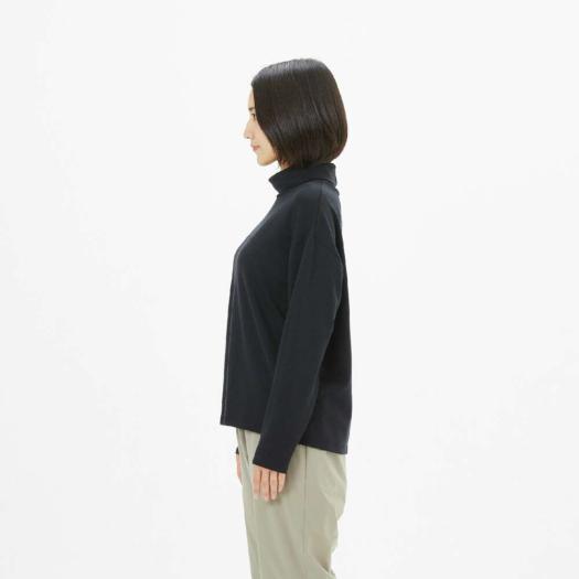 ミズノ公式 発熱素材 ブレスサーモ ウールハイネックインナーシャツ