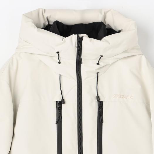 ミズノ公式 吸湿発熱 WINDSTOPPER ダウラギリライトダウンジャケット