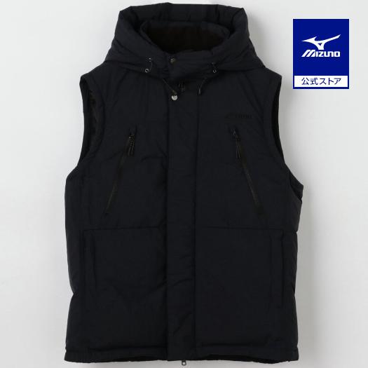 メンズ Mizuno ミズノ ゴルフ ダウンベスト ブレスサーモ ブラック L 新品