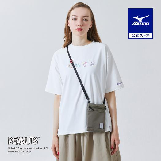 MIZUNO（ミズノ） ミズノ公式 PEANUTS ショルダーポーチ オリーブ ユニ
