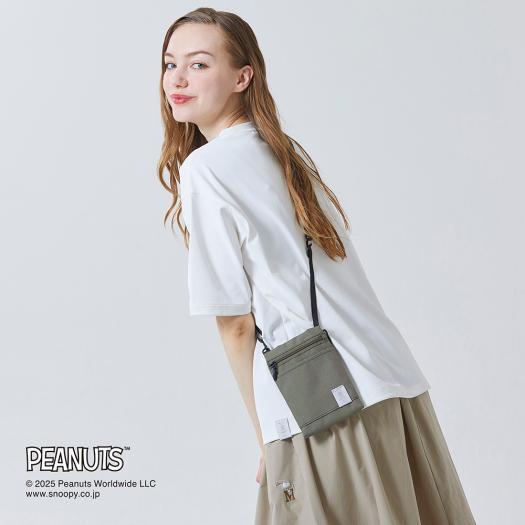 新品✨Mizuno PEANUTS ✨サコッシュ ショルダーバッグ MIZUNO（ミズノ） ミズノ公式 PEANUTS ショルダーポーチ オリーブ ユニ