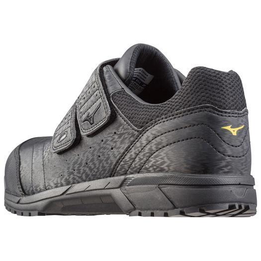 オールマイティ ワークシューズ 28cm ブラック AS C1GA181109280 ミズノ [作業靴 静電気帯電防止 ワーキング スニーカー ユニセックス ローカット ベルト靴 軽量 ] MIZUNO（ミズノ） ミズノ公式 オールマイティAS 静電気帯電防止タイプ