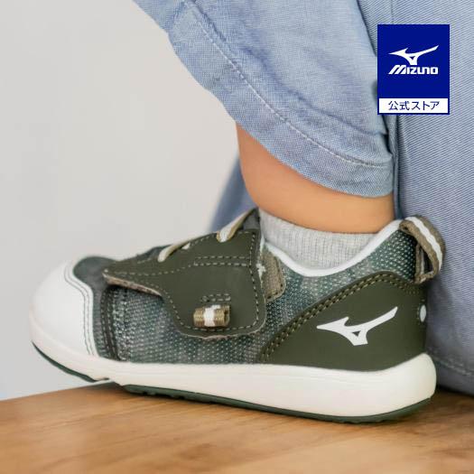 ミズノ公式 ミズノプレモア インファント キッズシューズ モスグリーン C1gd ミズノ公式オンライン Yahoo 店 通販 Yahoo ショッピング