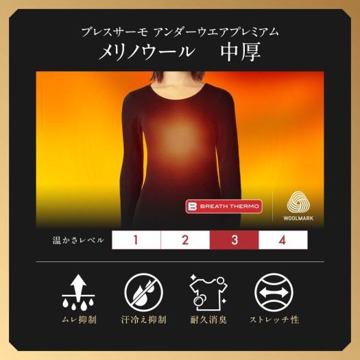MIZUNO（ミズノ） ミズノ公式 発熱素材 ブレスサーモアンダーウエア