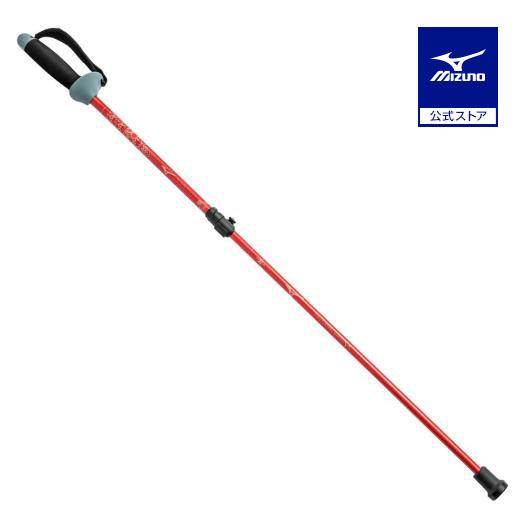 ウォーキングポール　レッド.ホワイト MIZUNO（ミズノ） ミズノ公式 ウォーキングポール アルケルネ3A-1 2本1