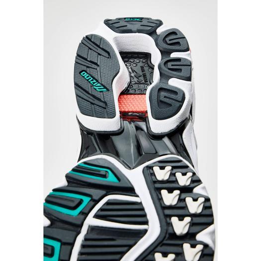 MIZUNO（ミズノ） ミズノ公式 WAVE RIDER 10 ホワイト×シルバー