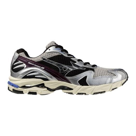MIZUNO（ミズノ） ミズノ公式 WAVE RIDER 10 グレーxブラックxシルバー