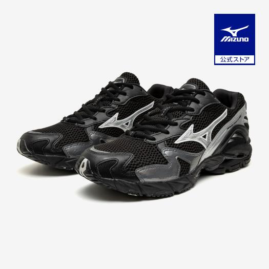 MIZUNO（ミズノ） ミズノ公式 WAVE RIDER 10 ブラック×シルバー