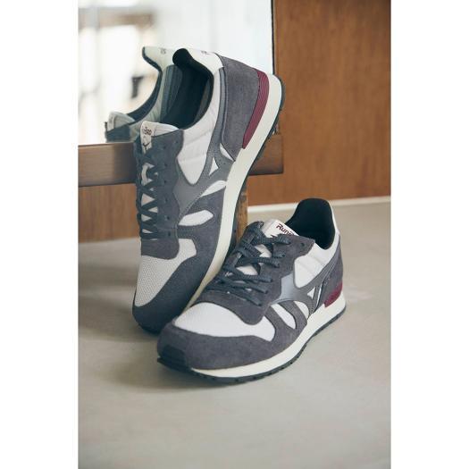 MIZUNO（ミズノ） ミズノ公式 MIZUNO ML87 ライトグレー×グレー×エンジ