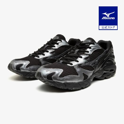 MIZUNO（ミズノ） ミズノ公式 WAVE RIDER 10 ブラックxメタリック