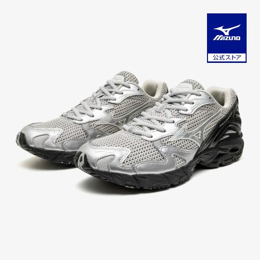 MIZUNO（ミズノ） ミズノ公式 WAVE RIDER 10 シルバーxオフホワイトx