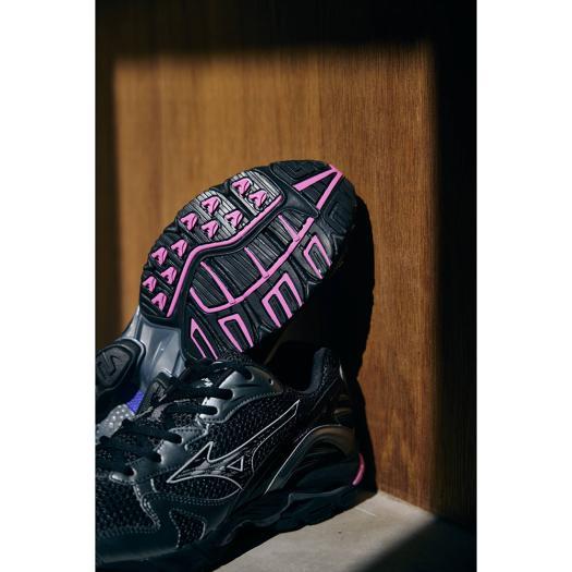 MIZUNO（ミズノ） ミズノ公式 WAVE RIDER 10 チャコールXブラックX