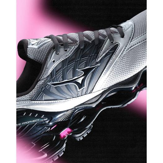 MIZUNO（ミズノ） ミズノ公式 WAVE PROPHECY LS シルバーxダークグレー
