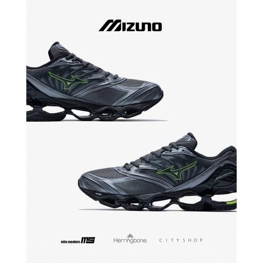 MIZUNO（ミズノ） ミズノ公式 WAVE PROPHECY LS グレーブルーxイエロー