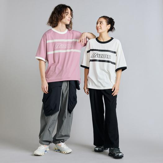 MIZUNO（ミズノ） ミズノ公式 リサイクルグラフィックリンガーTシャツ