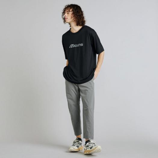 MIZUNO（ミズノ） ミズノ公式 リサイクルグラフィックTシャツ ブラック