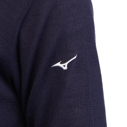 MIZUNO ミズノ公式 Vネックニットセーター メンズ ブラック : ミズノ