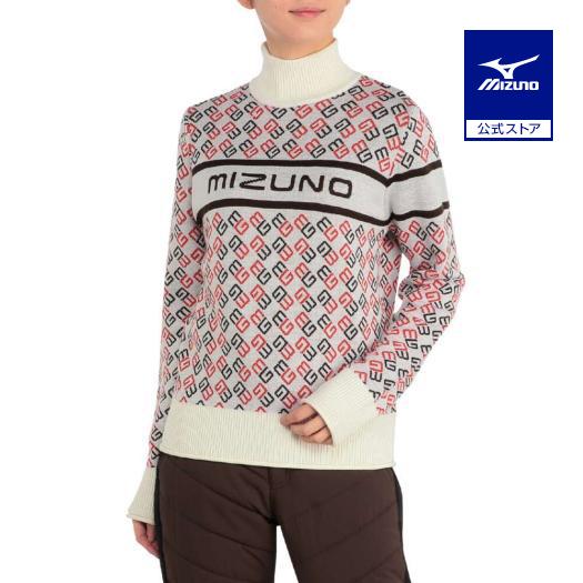 アカンサス ムータ コラボ ロゴショールカラーセーター WAVEオフホワイト アカンサス ムータ コラボ ロゴショールカラーセーター WAVEオフホワイト