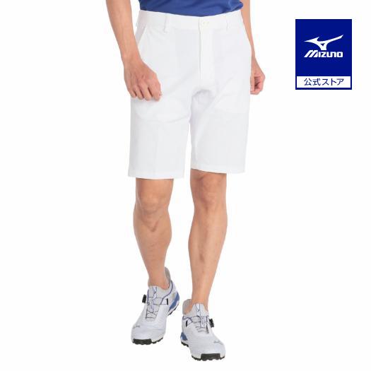MARK & LONA ゴルフ　ハーフパンツ ホワイト　サイズM（46） MIZUNO（ミズノ） ミズノ公式 ゴルフウェア ストレッチチノムーブ