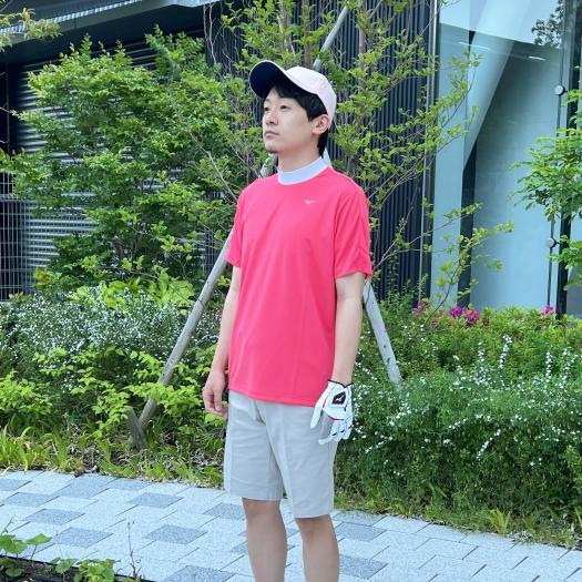 MIZUNO - 【新品】[ミズノ]ゴルフウェア アイスタッチインタークール半袖モックネックシャツ MIZUNO（ミズノ） ミズノ公式 ゴルフウェア 接触冷感/遮熱素材 アイス