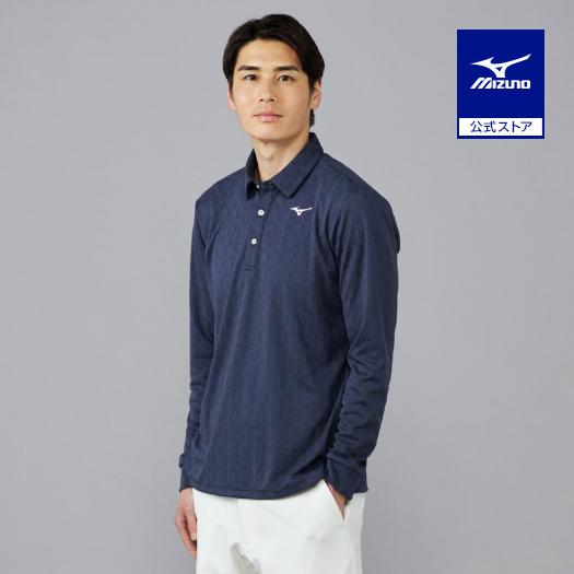 Mizuno ゴルフシャツ E2MAC01714 XL ネイビー Mizuno ゴルフシャツ E2MAC01714 XL ネイビー