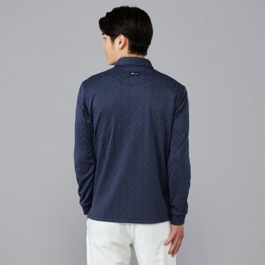 MIZUNO（ミズノ） ミズノ公式 ゴルフウェア ニットジャガード共衿長袖