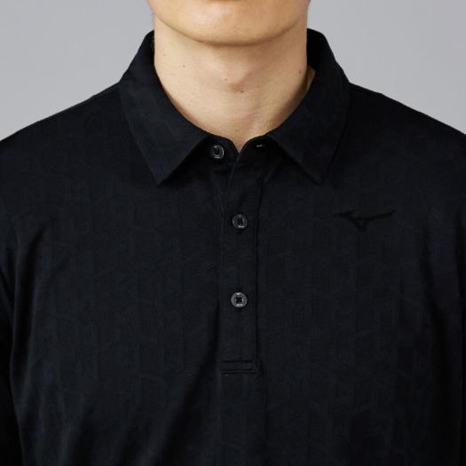 MIZUNO（ミズノ） ミズノ公式 ゴルフウェア ニットジャガード共衿長袖