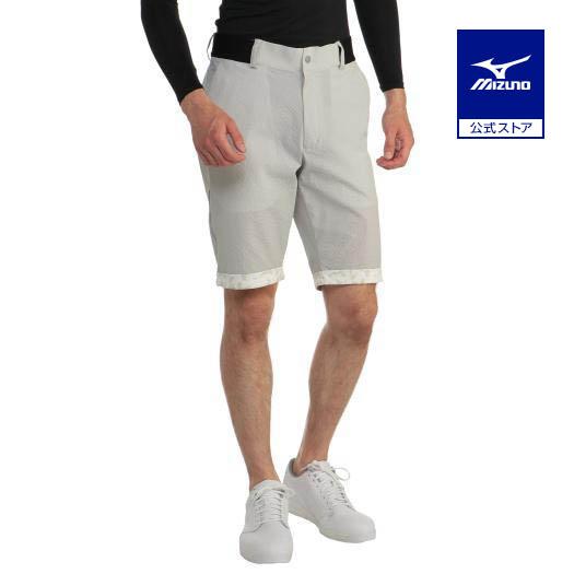 46 割引 即納 最大半額 ミズノ公式 驚2ストレッチハーフパンツ 驚着極伸 秒で戻るパンツ メンズ ライトグレー メンズウエア ゴルフ スポーツ Solcaloja Med Ec