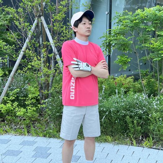 美品☆DECEMBERMAY☆ゴルフメンズハーフパンツMベージュ MIZUNO（ミズノ） ミズノ公式 ゴルフウェア ストレッチチノムーブ