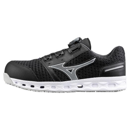 ミズノ ALMIGHTY VH51L BOA ブラック×シルバー 27.5 MIZUNO（ミズノ） ミズノ公式 オールマイティVH51L BOA ワーキング