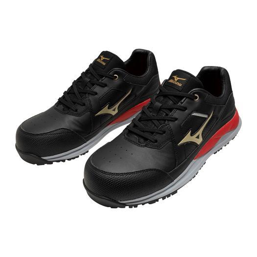 Mizuno オールマイティ LL 11L 28.0 EE ブラック/ゴールド MIZUNO ミズノ公式 オールマイティ HWII 11L 紐/ローカット