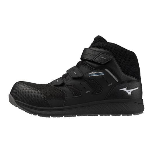 ミズノ Mizuno 26cm オールマイティ ハイカット安全靴 ブラック MIZUNO（ミズノ） ミズノ公式 オールマイティWU 22H ベルト/ハイカット