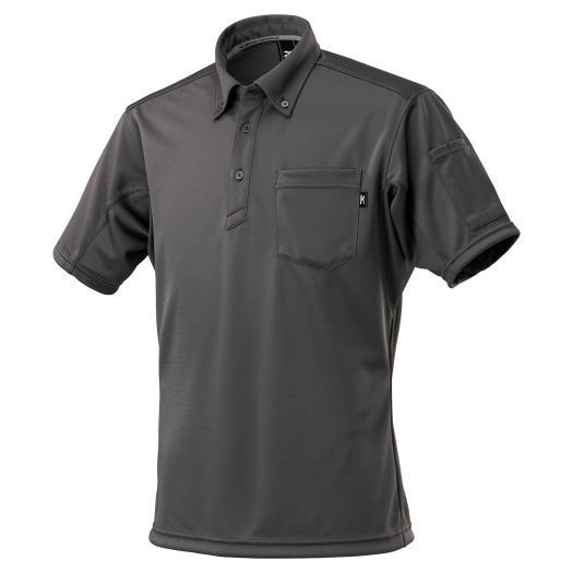 Mizuno MORELI ポロシャツ グレー/ブラック 新品 ⭐️Mizuno ⭐️ポロシャツ グレー ブラック 「今の季節にぴったり