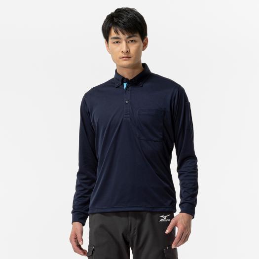 MIZUNO（ミズノ） ミズノ公式 ナビドライワークボタンダウンポロシャツ