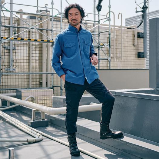 MIZUNO（ミズノ） ミズノ公式 ワークウエア 作業着 作業服 長袖シャツ
