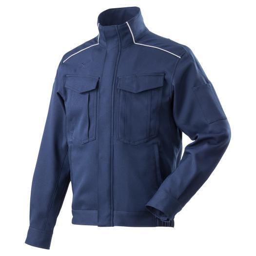 ミズノ　ワークジャケット(通年素材) ［ユニセックス］ XL 14：ネイビー　F2JE858214 MIZUNO（ミズノ） ミズノ公式 ワークジャケット ストレッチ 制電 ユニ