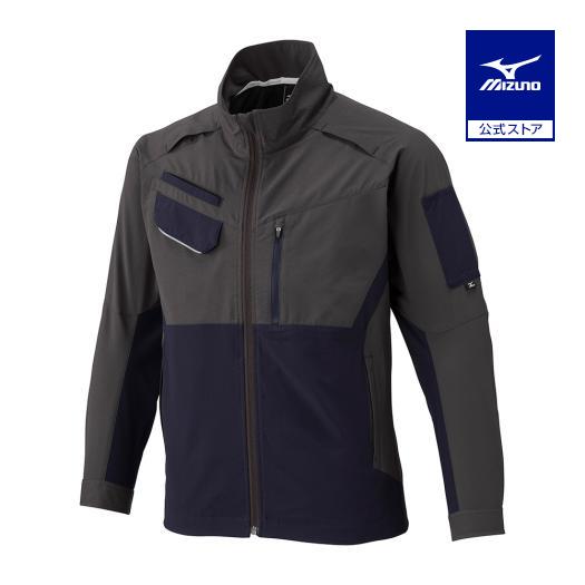 MIZUNO ミズノ公式 ワークジャケット ストレッチ 制電/春夏用 M