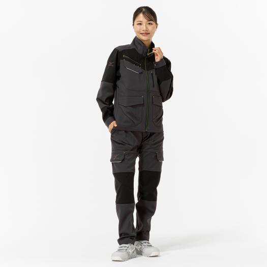 MIZUNO（ミズノ） ミズノ公式 ワークパンツ ストレッチ 制電 ユニ 